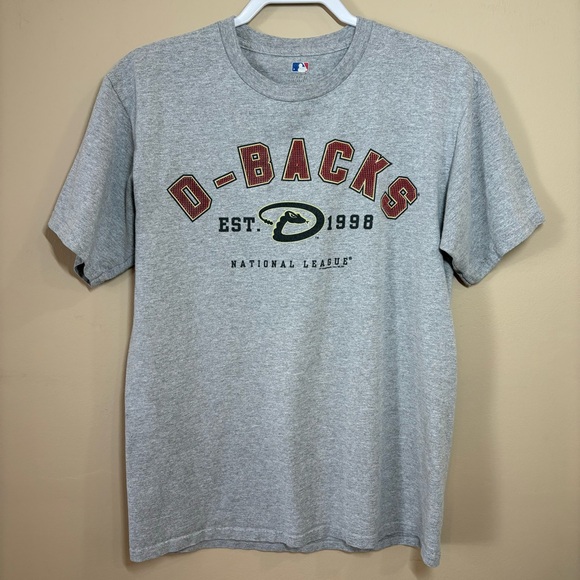 MLB Other - MLB Arizona Diamondbacks Gray Heather Cotton Blend T-Shirt, Unisex Medium, EUC